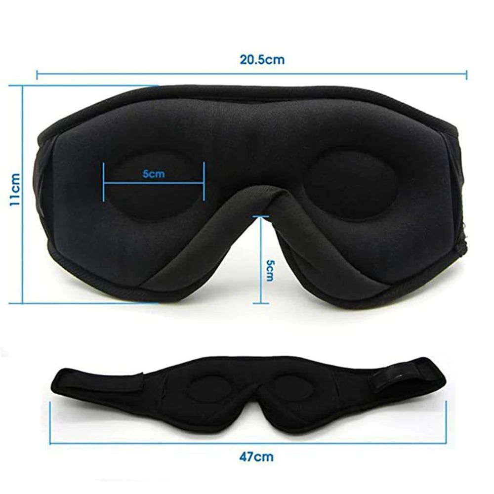 Sleep mask, 3D Bluetooth headphones