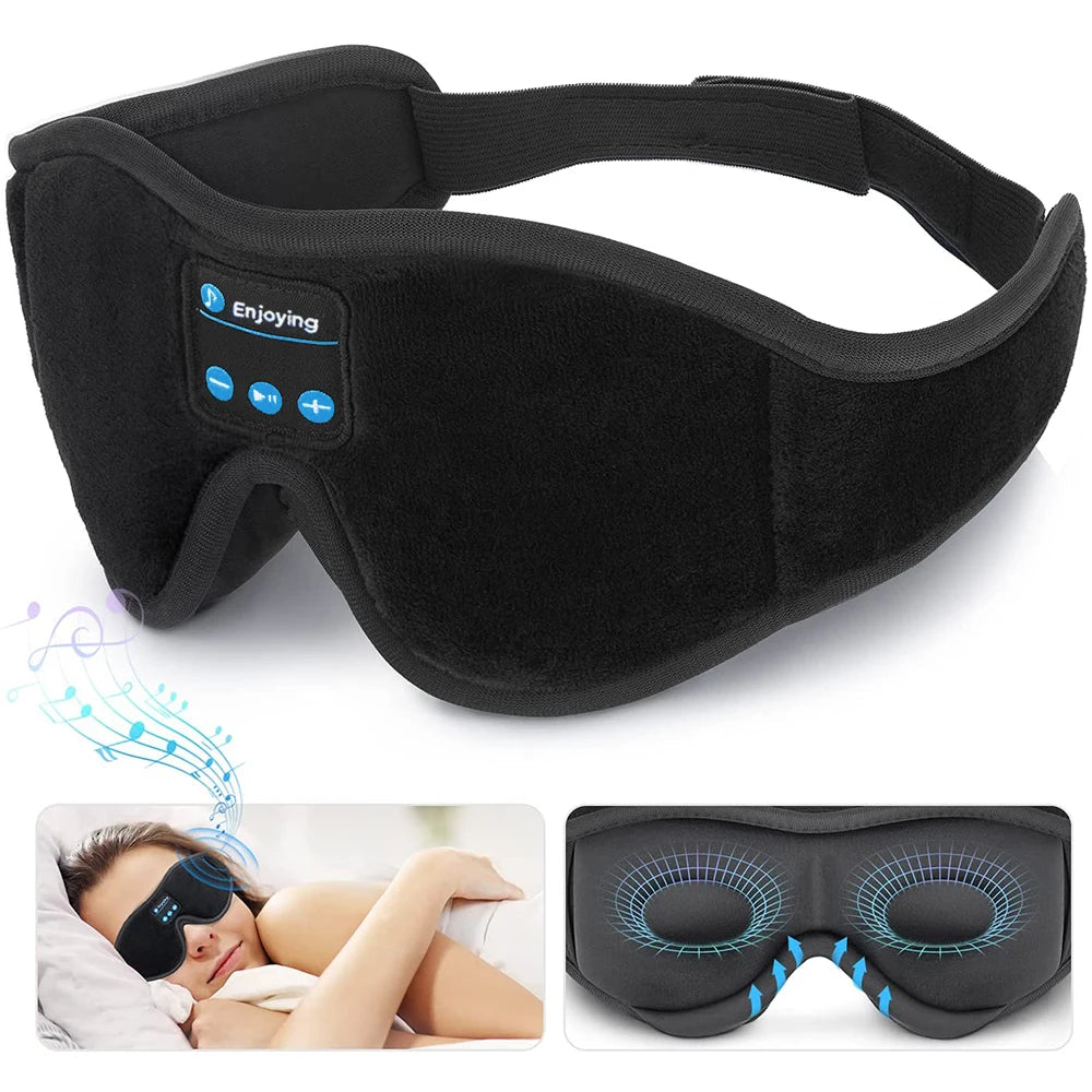 Sleep mask, 3D Bluetooth headphones