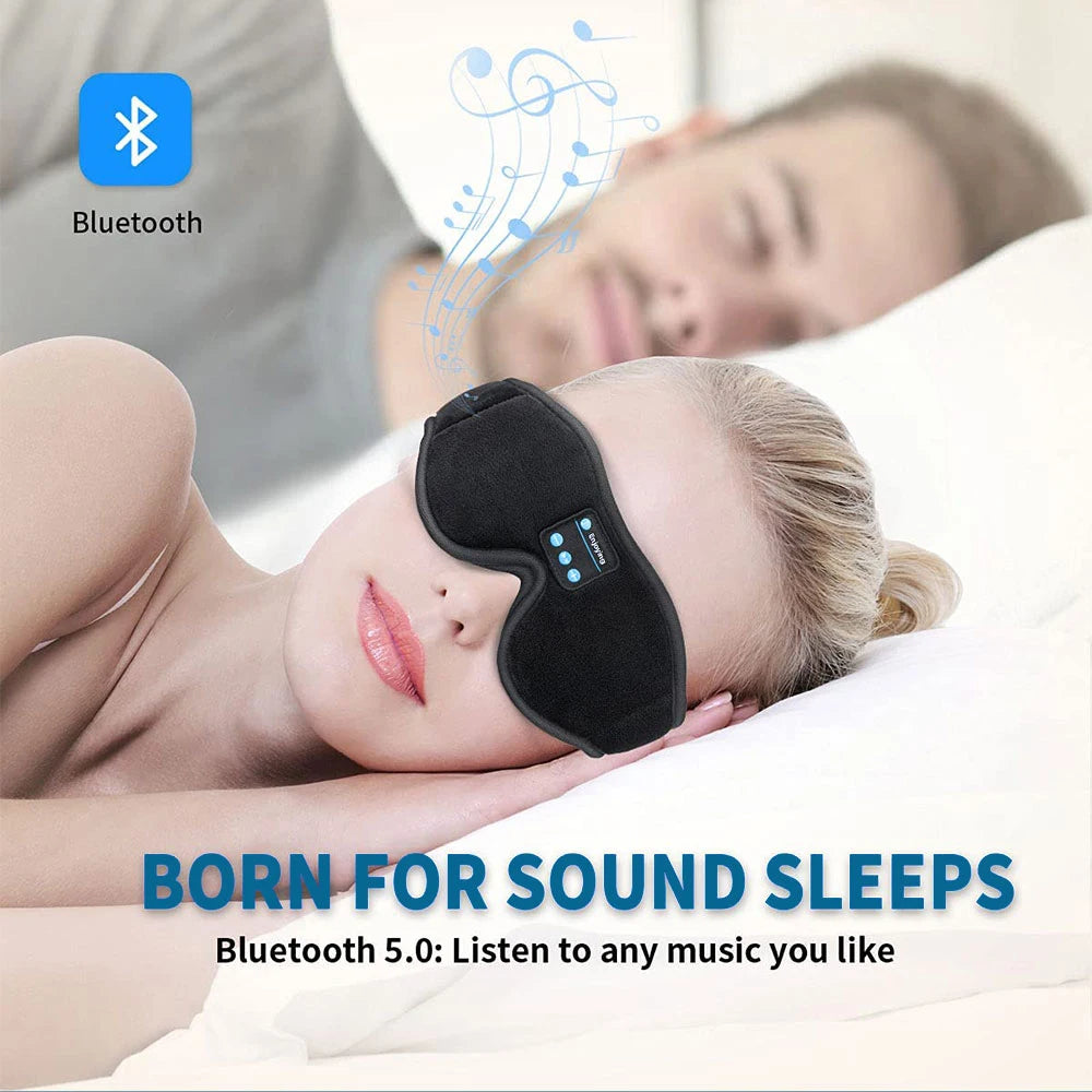 Sleep mask, 3D Bluetooth headphones