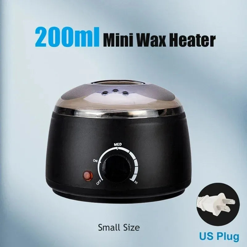 Wax heating device for hair removal