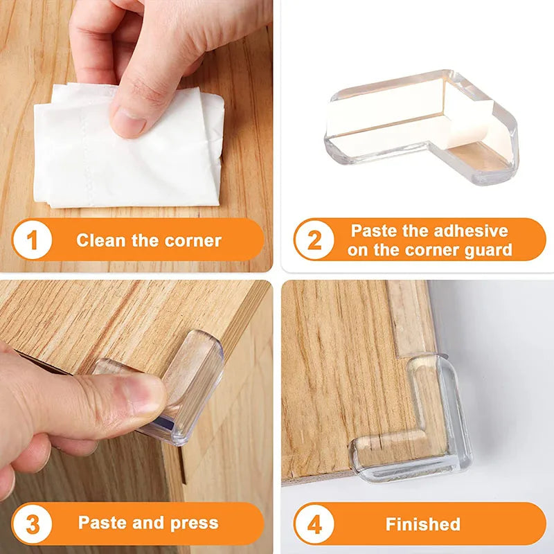 Children Baby Safety Silicone Protector Table Corner