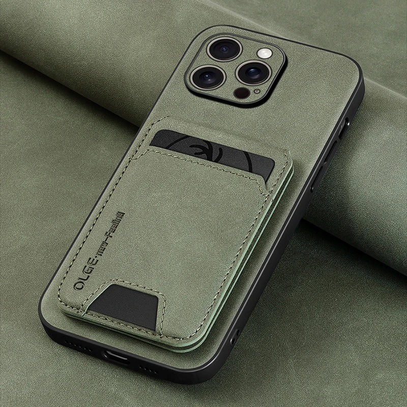 Luxury leather phone case