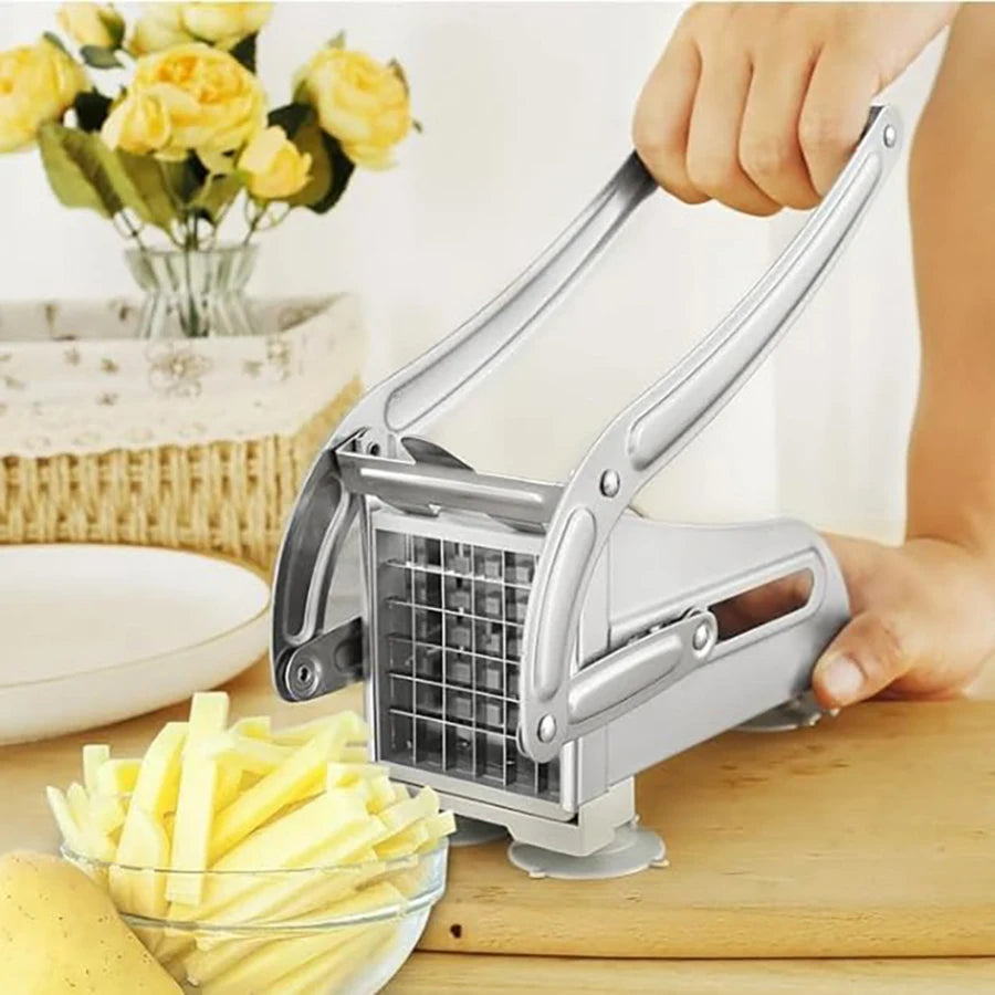 Stainless steel French fry cutter