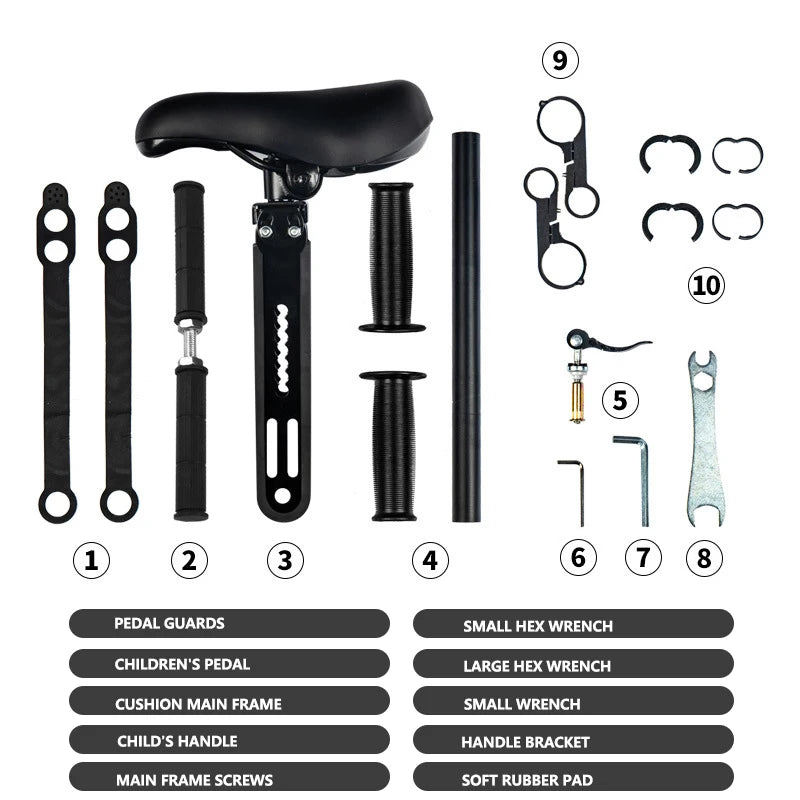 Children's bicycle seat