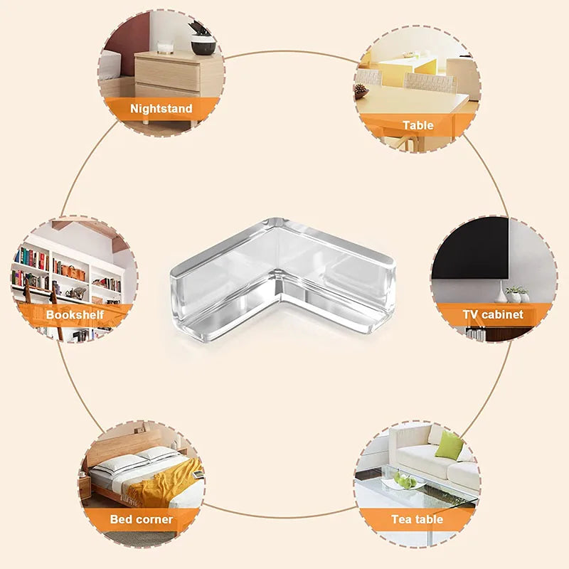 Children Baby Safety Silicone Protector Table Corner