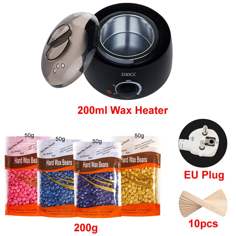 Wax heating device for hair removal