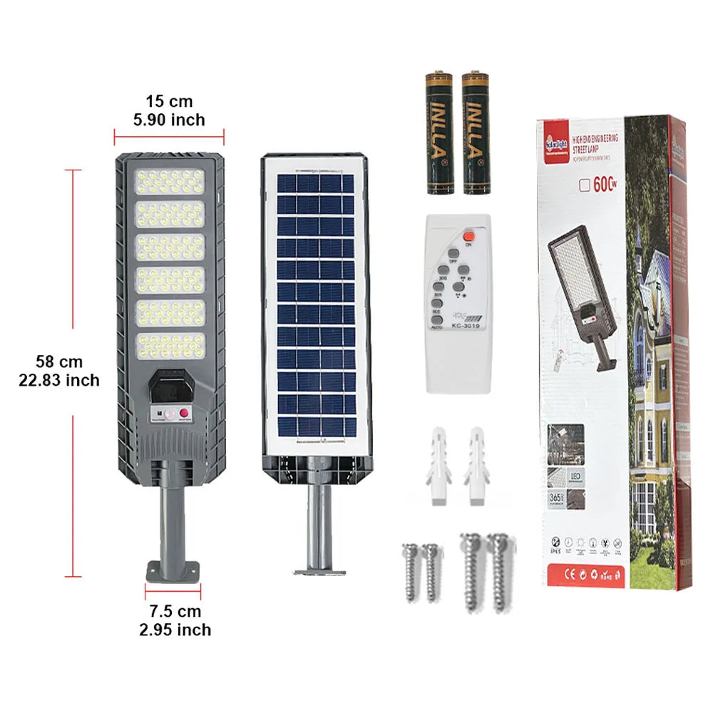 Outdoor solar lights with motion sensor