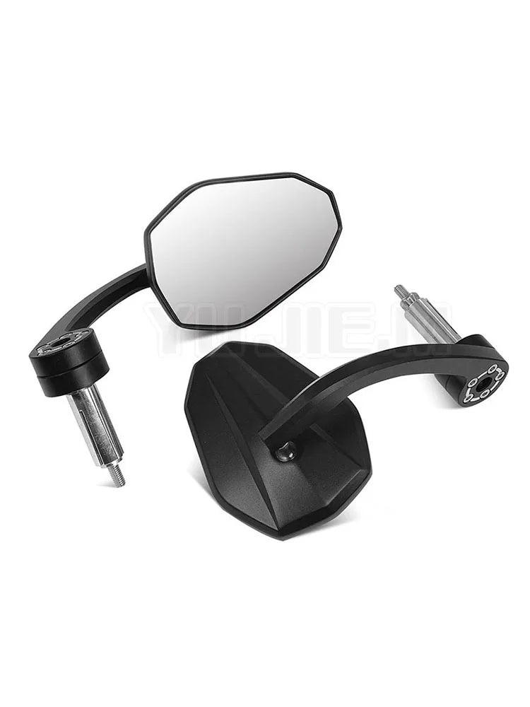 Motorcycle handlebar rearview mirror