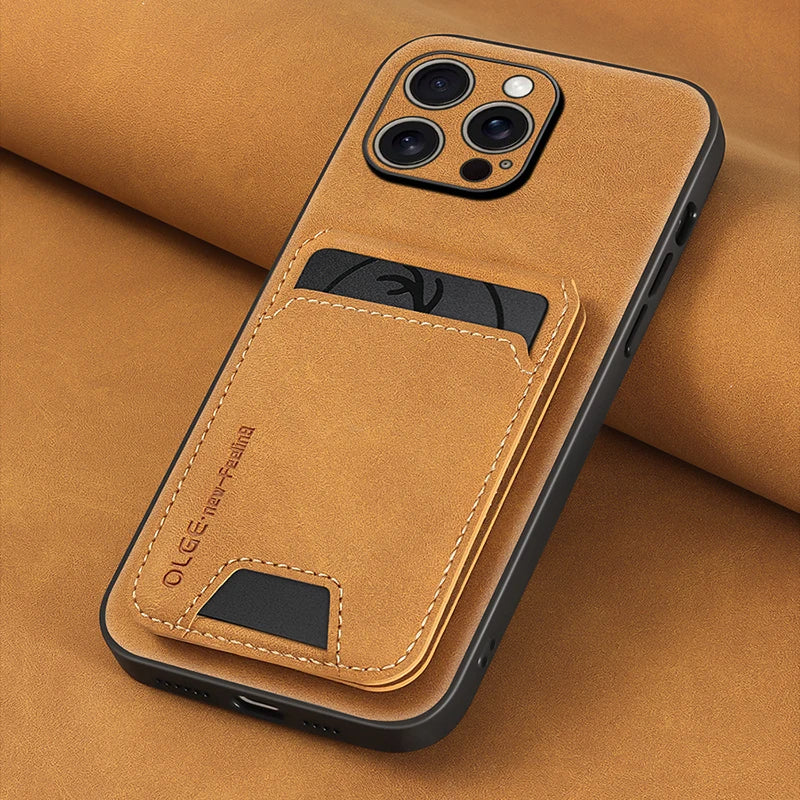 Luxury leather phone case