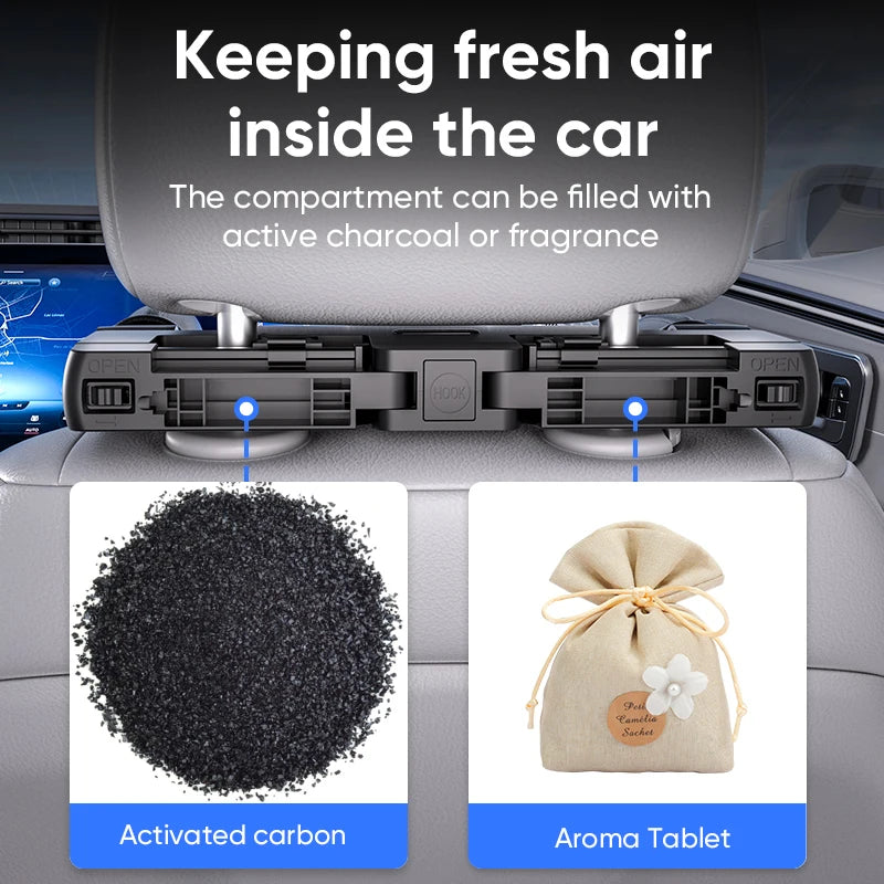 Adjustable car headrest cushion