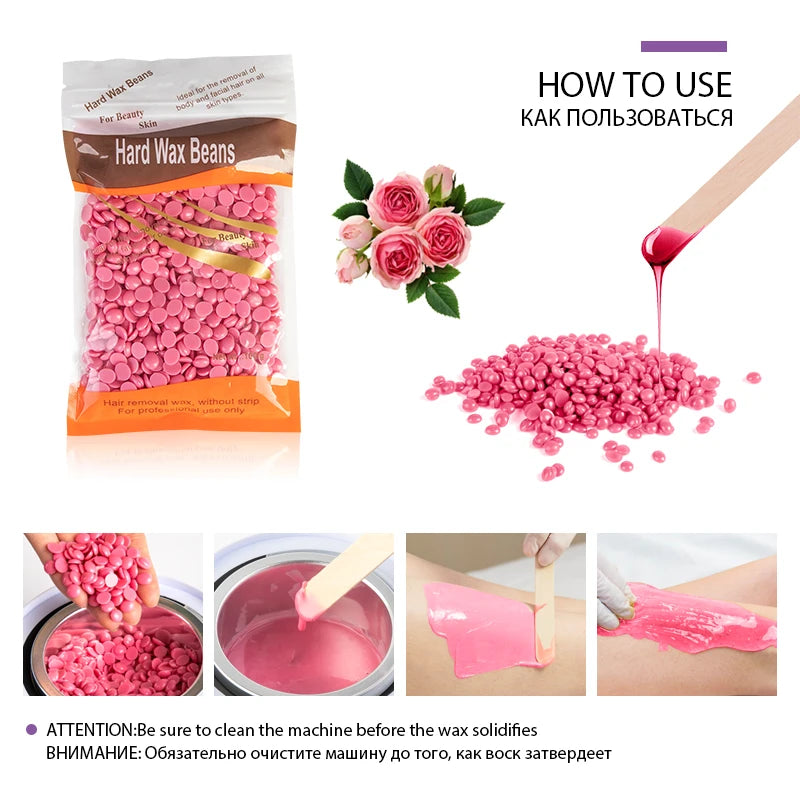 Wax heating device for hair removal