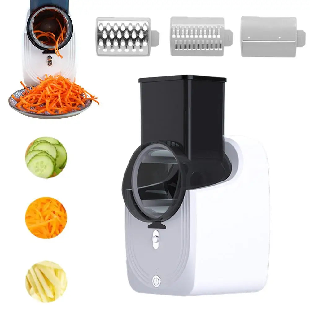 Multifunctional electric vegetable grater