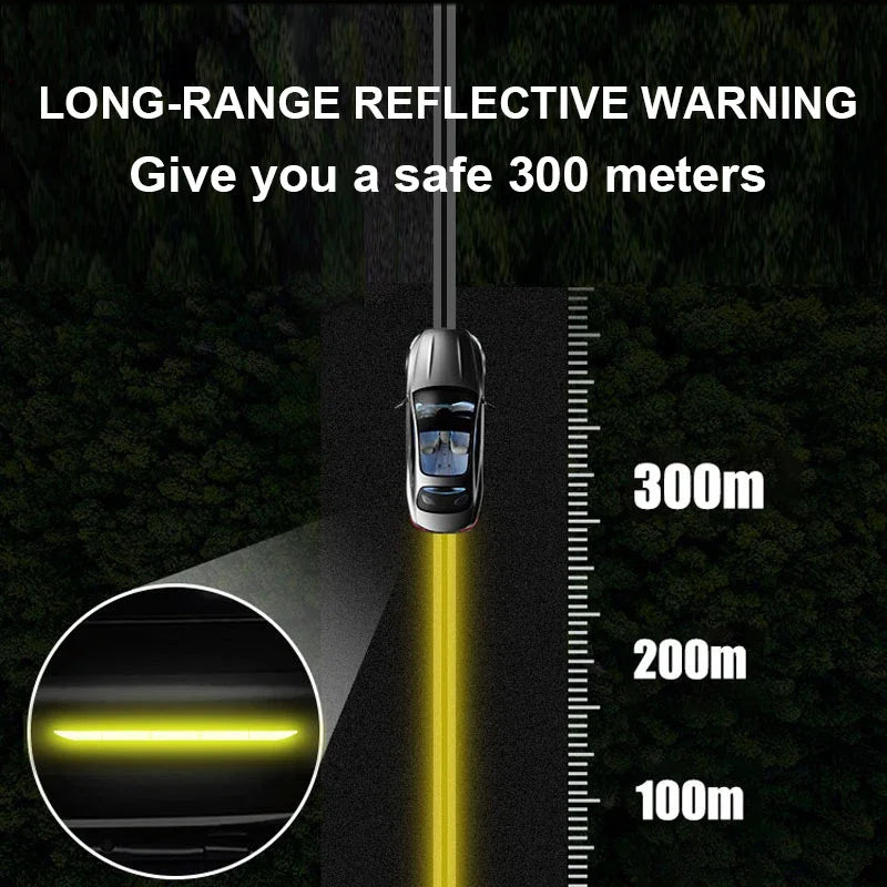 reflective safety warning tape