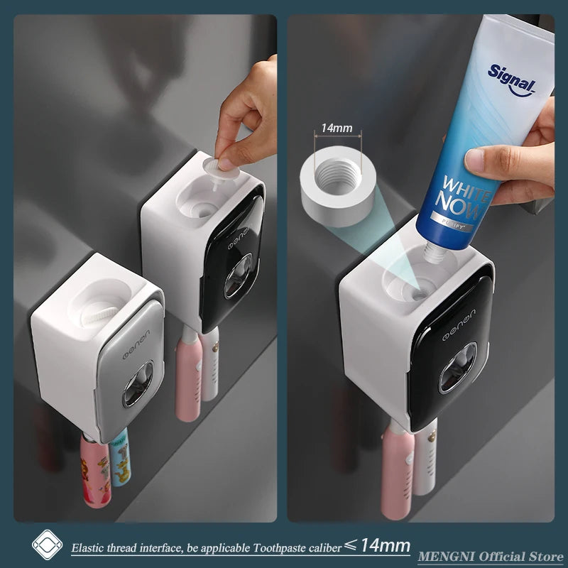 Automatic toothpaste dispenser
