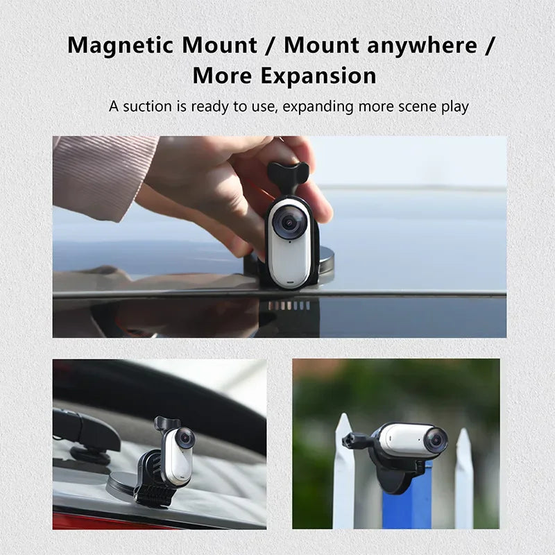 Magnetic mounting bracket for Insta360 Go3/Go 3S camera