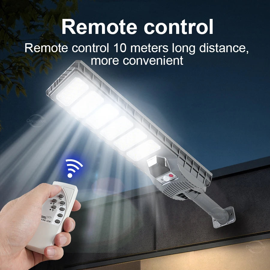 Outdoor solar lights with motion sensor