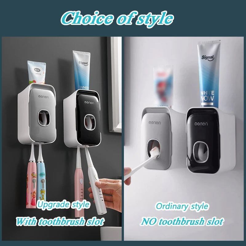 Automatic toothpaste dispenser