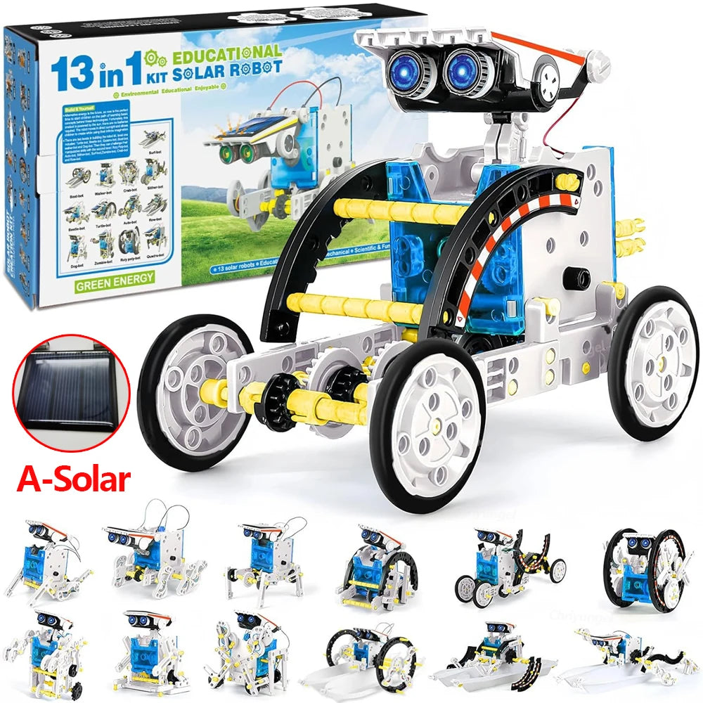 13-in-1 Solar Powered Robot Kit