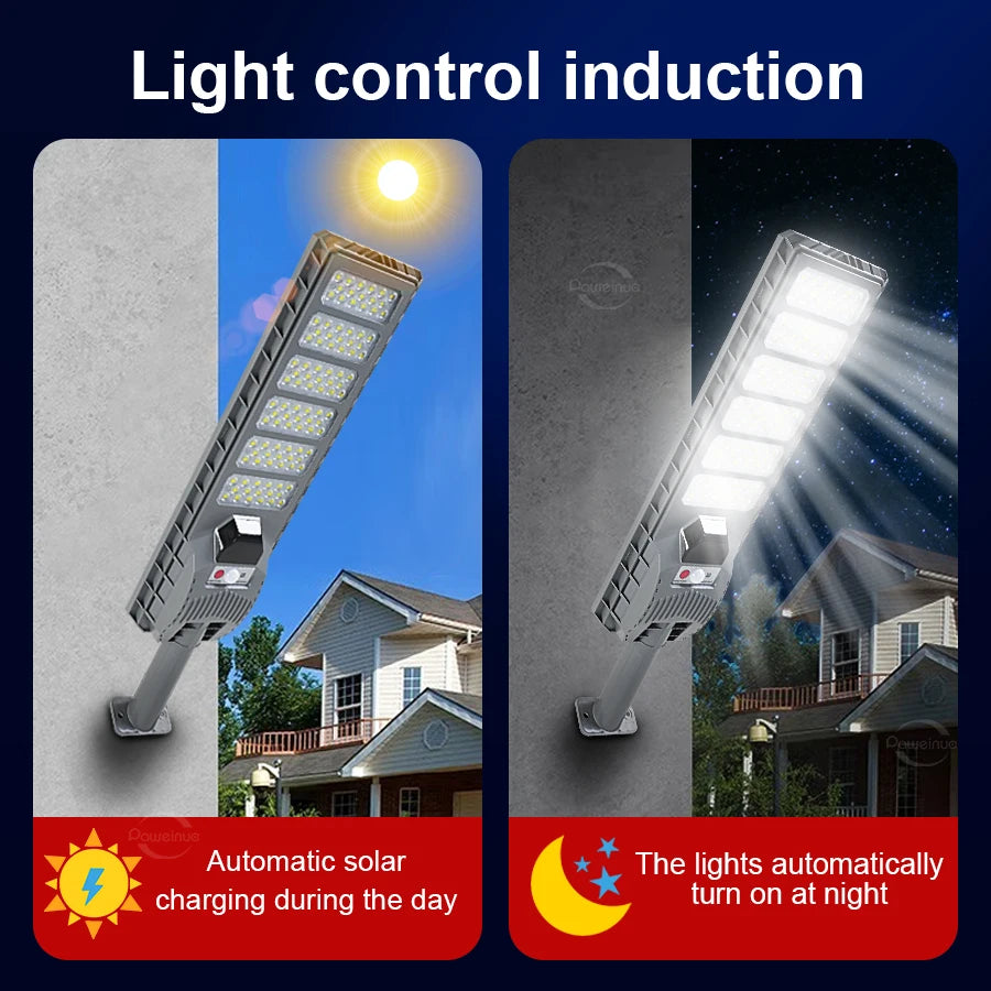 Outdoor solar lights with motion sensor