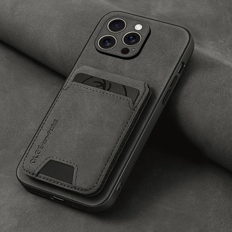 Luxury leather phone case