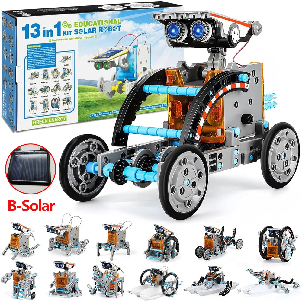 13-in-1 Solar Powered Robot Kit