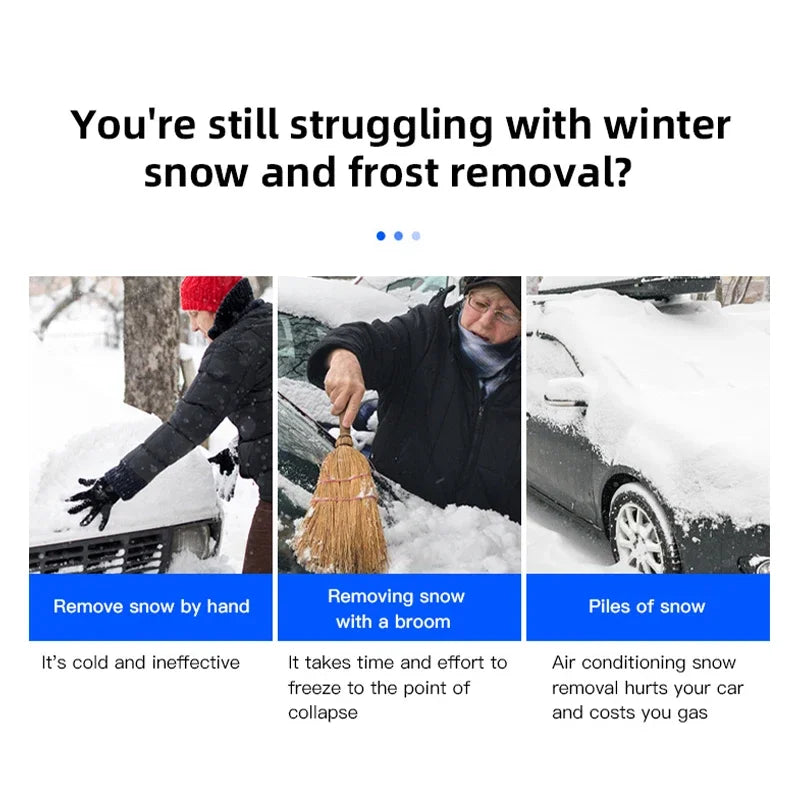 Car cleaning shovel, glass ice scraper