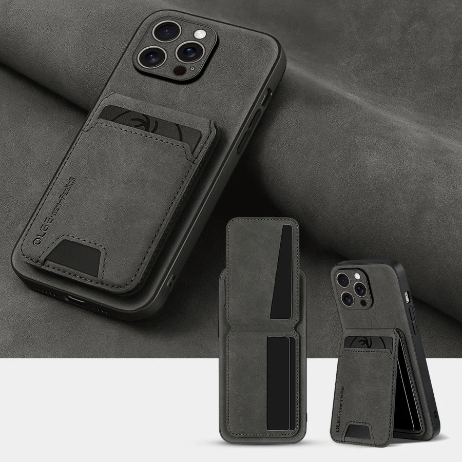 Luxury leather phone case