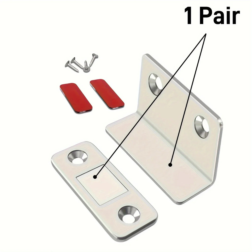 One pair of magnetic door latches - strong, invisible adhesion