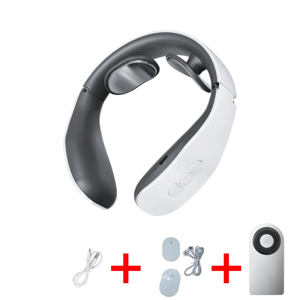 Electric pulse massager for neck and shoulders