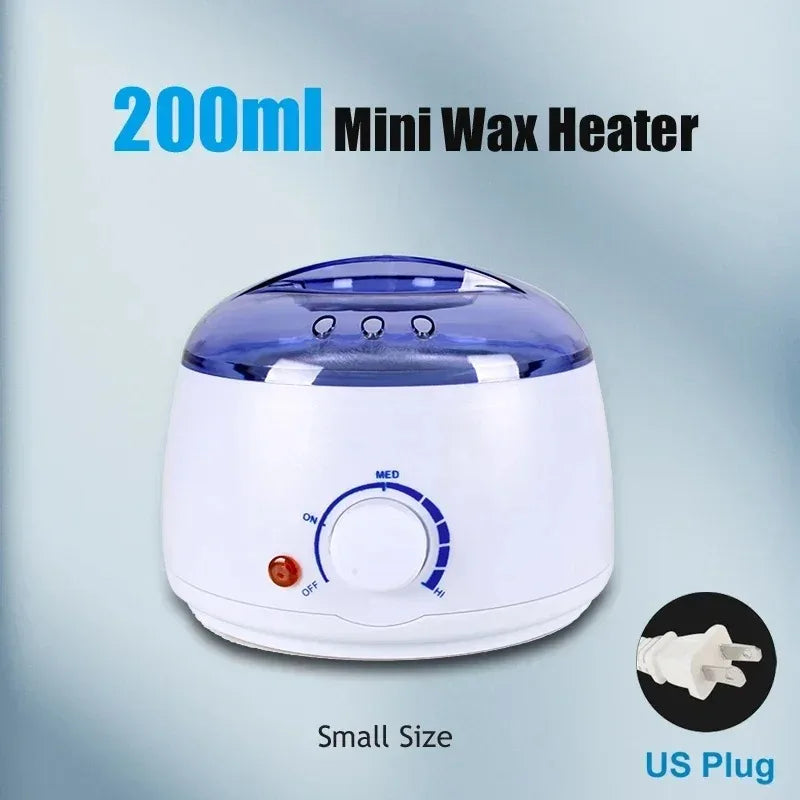 Wax heating device for hair removal