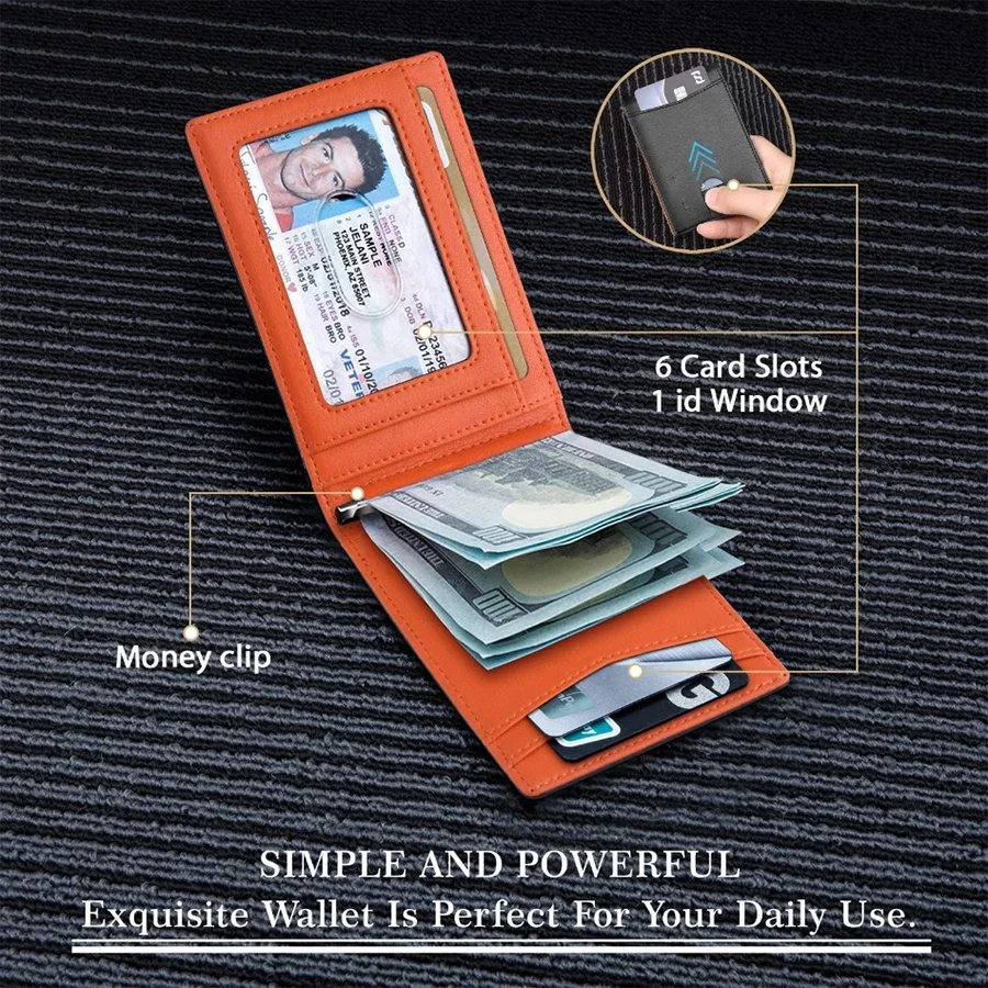 Smart leather wallet