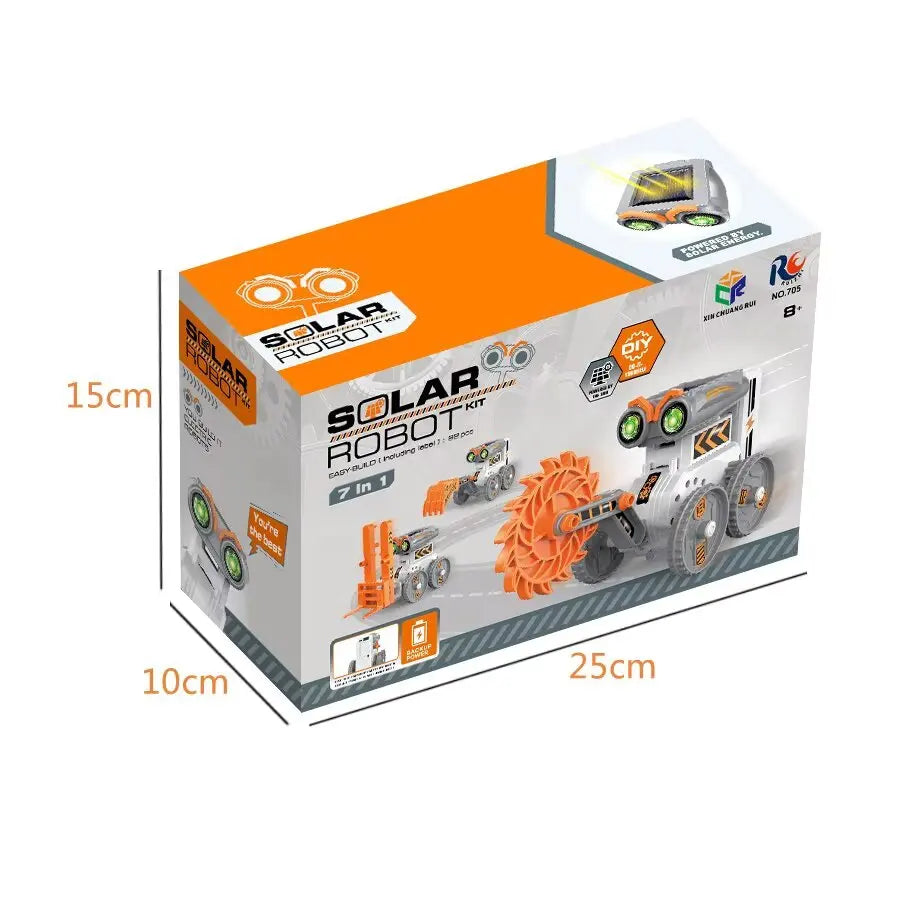 7-in-1 Solar Powered Robot for Kids