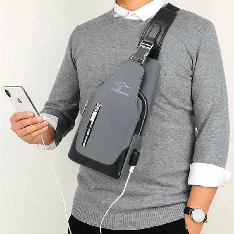 New Korean-style men's chest bag
