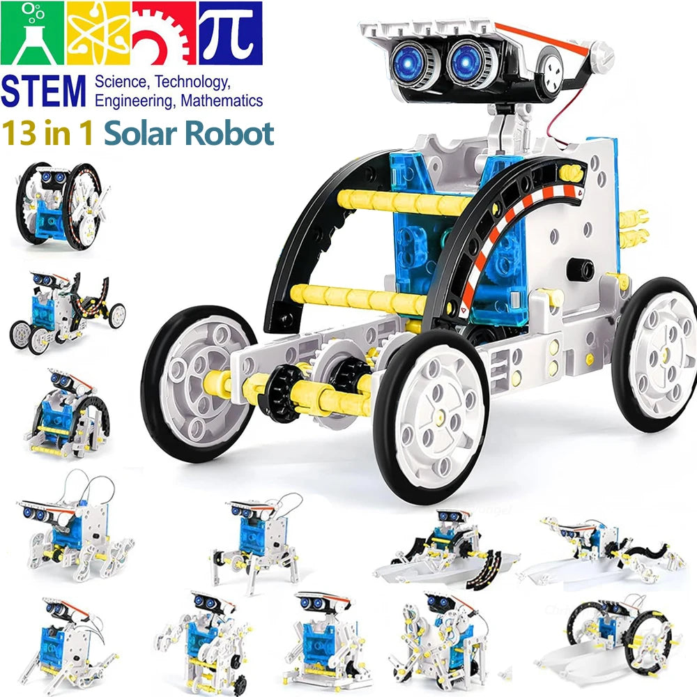 13-in-1 Solar Powered Robot Kit