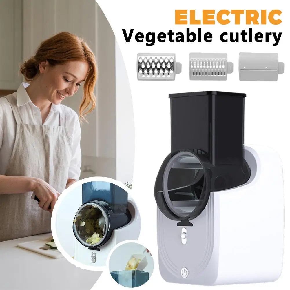 Multifunctional electric vegetable grater