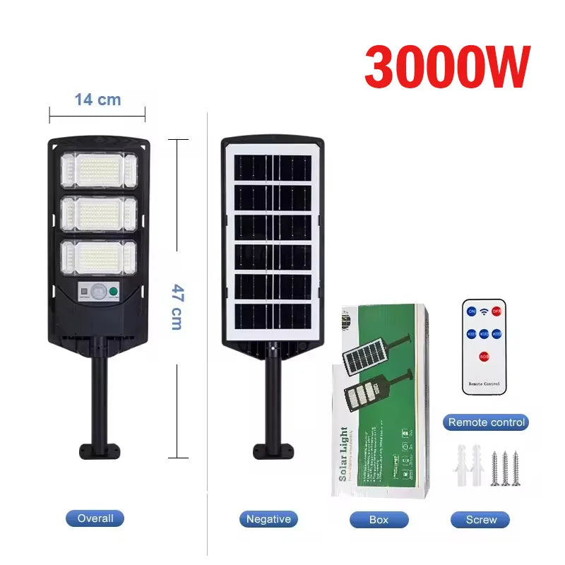Outdoor solar lights with motion sensor