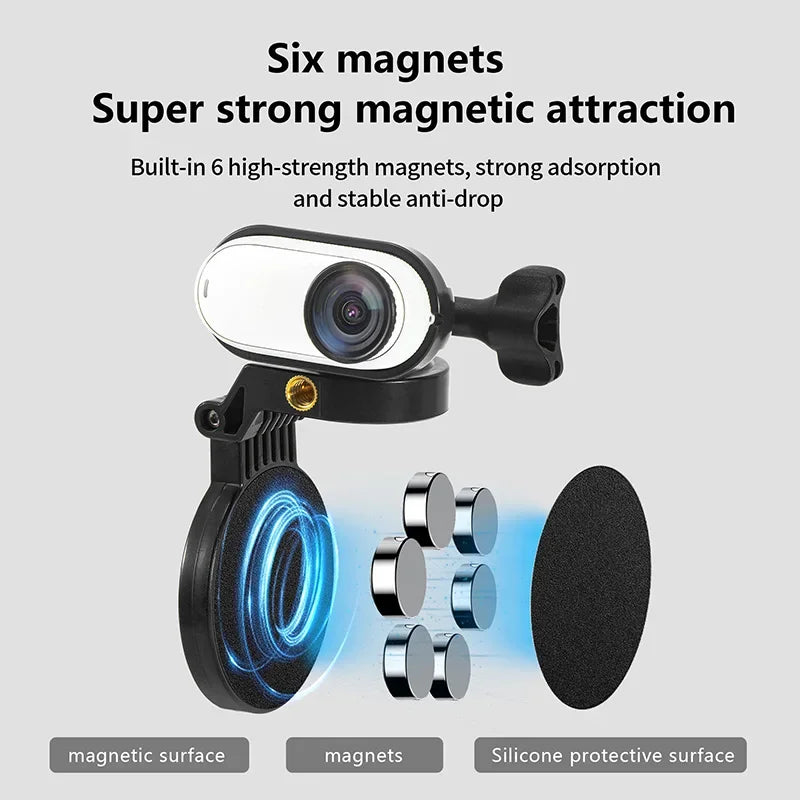 Magnetic mounting bracket for Insta360 Go3/Go 3S camera