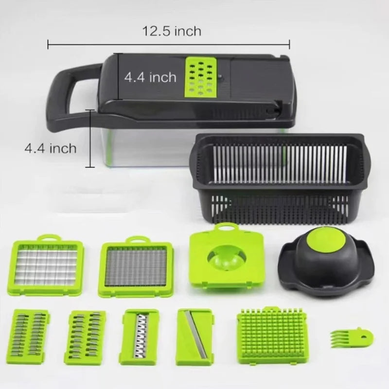 16-piece vegetable chopper
