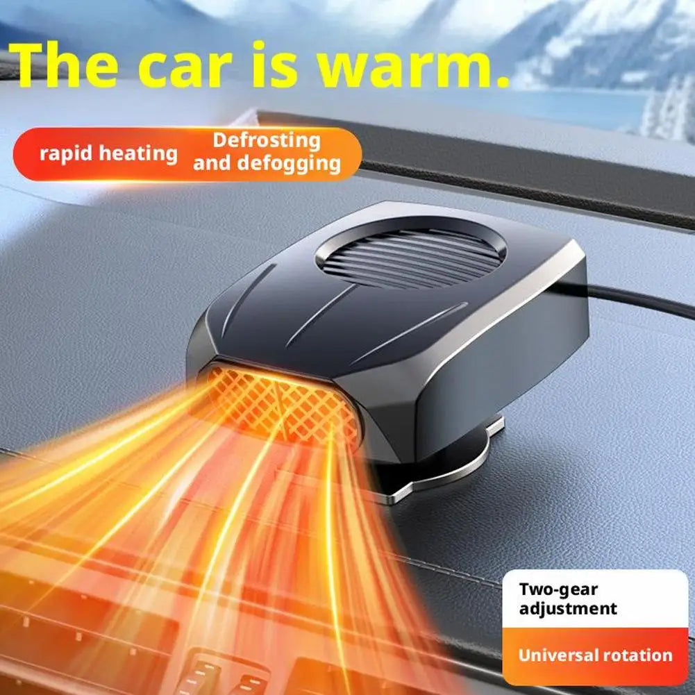 Powerful car windshield de-icer