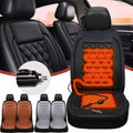 Heated car seat cushion in winter