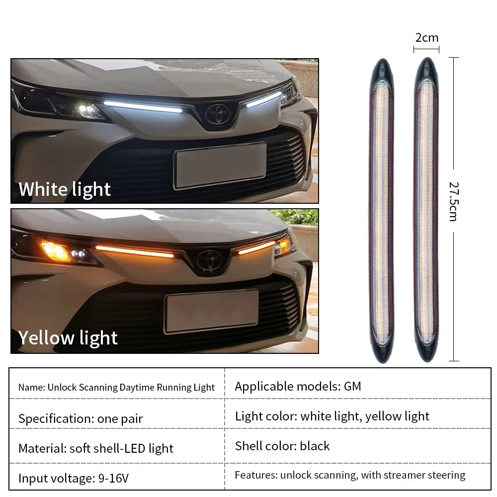 LED DRL Daytime Running Lights for Car
