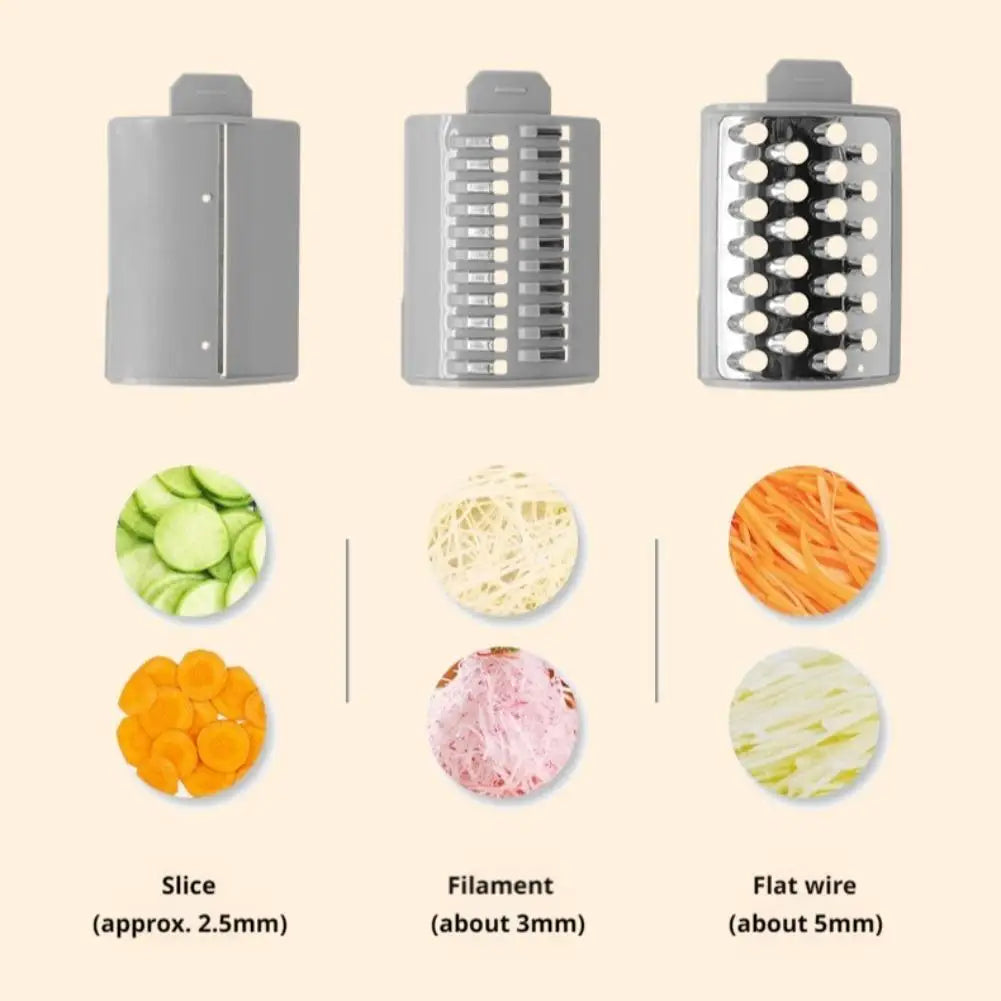 Multifunctional electric vegetable grater