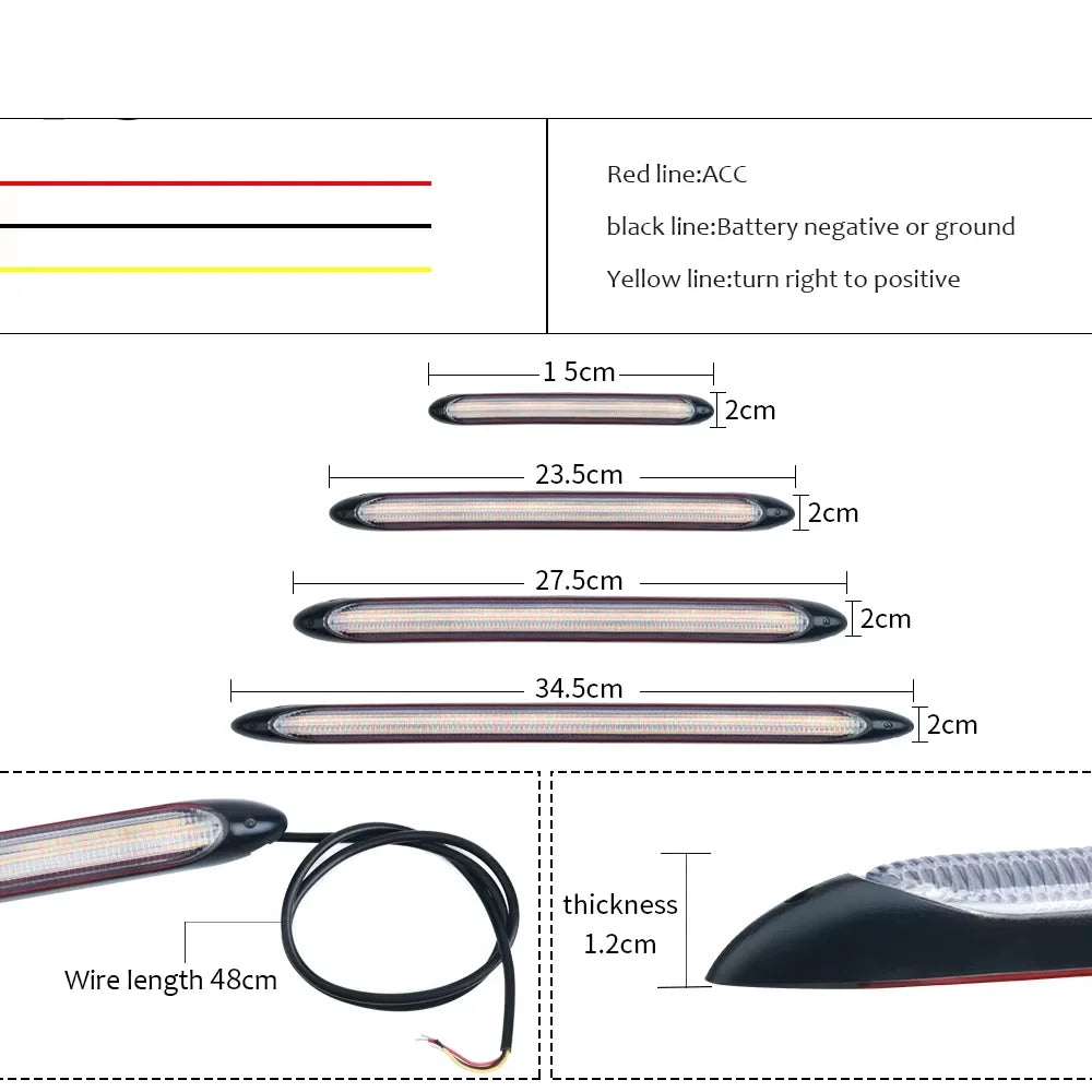 LED DRL Daytime Running Lights for Car