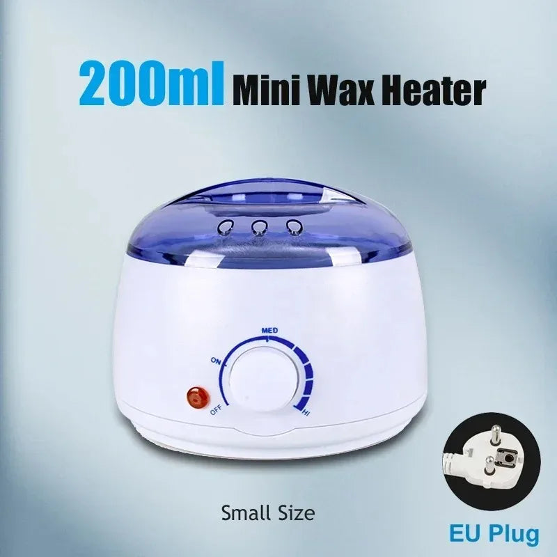 Wax heating device for hair removal