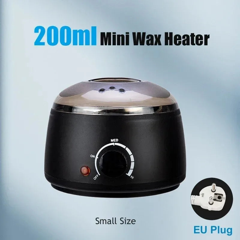 Wax heating device for hair removal